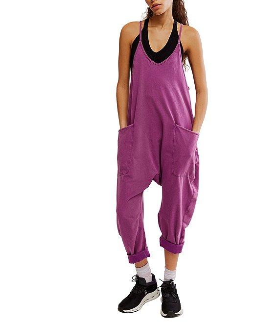 Free People FP Movement Sleeveless Scoop Neck Ankle Length Patch Pocket Hot Shot Onesie Product Image