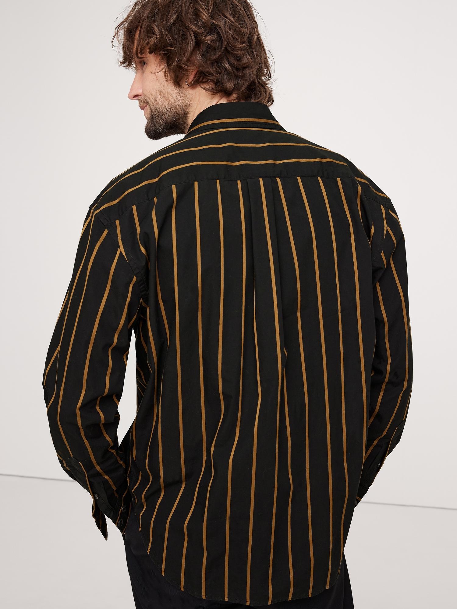 Relaxed-Fit Washed Cotton Poplin Shirt Product Image