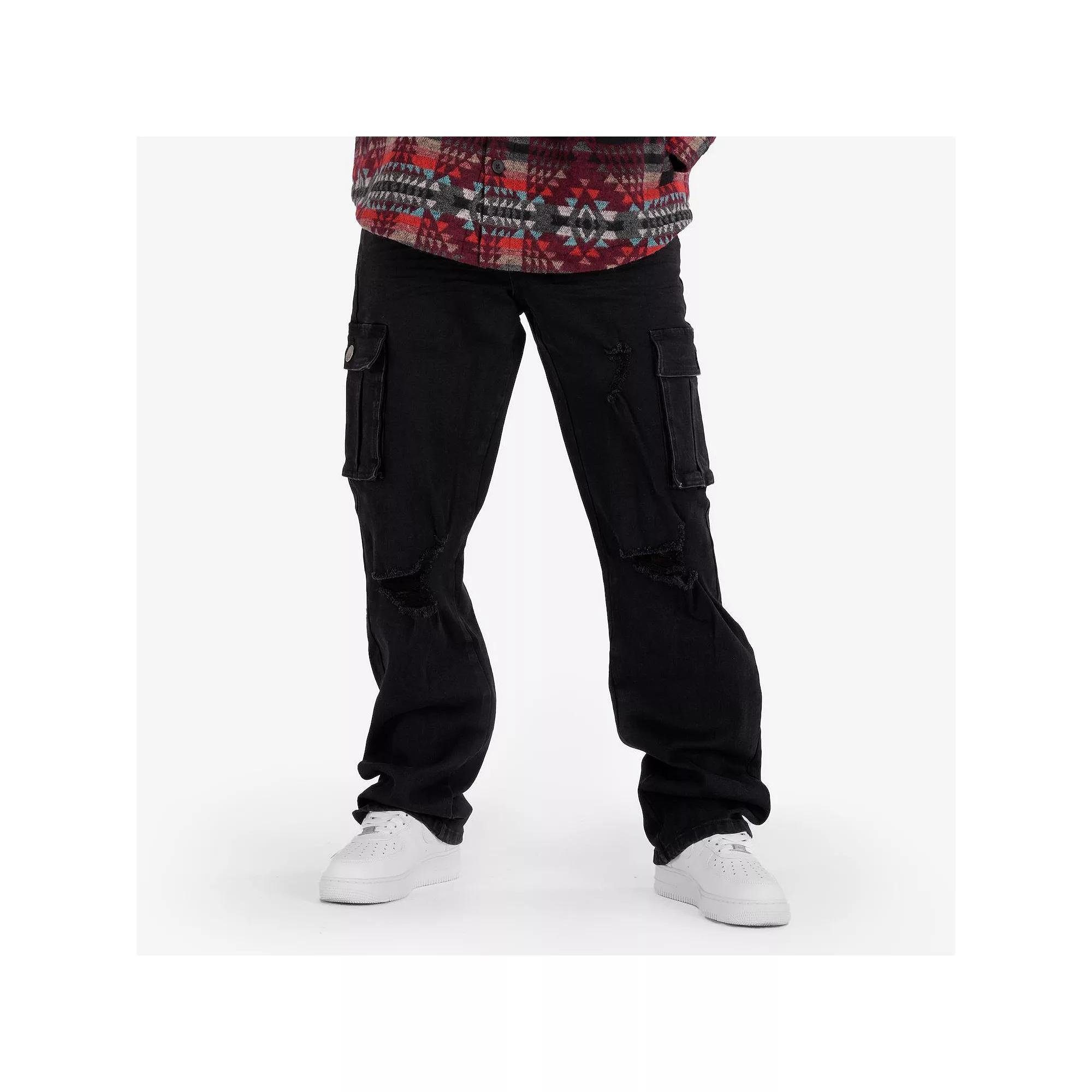 Mens Caliber Denim Co. Breach Colored Cargo Pants Product Image