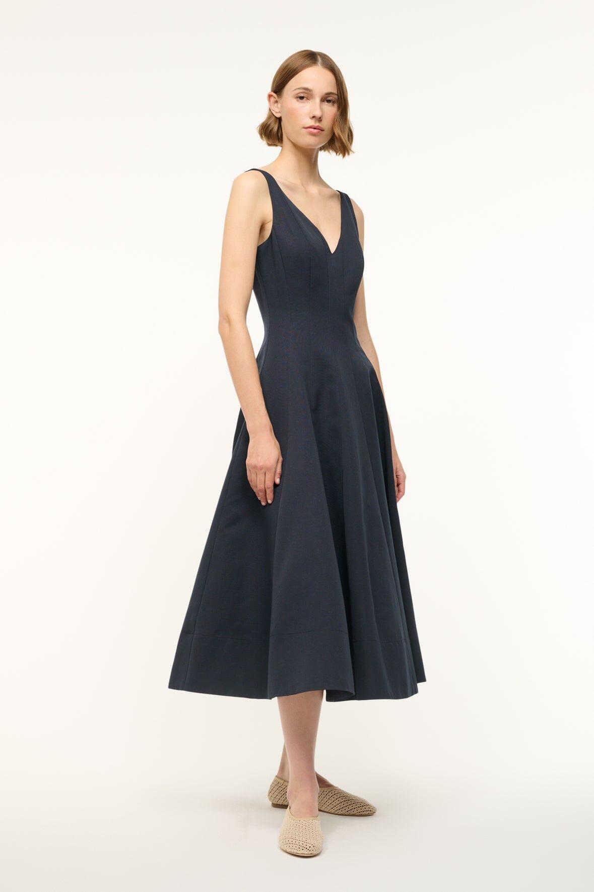 MARIETA DRESS | NAVY Product Image