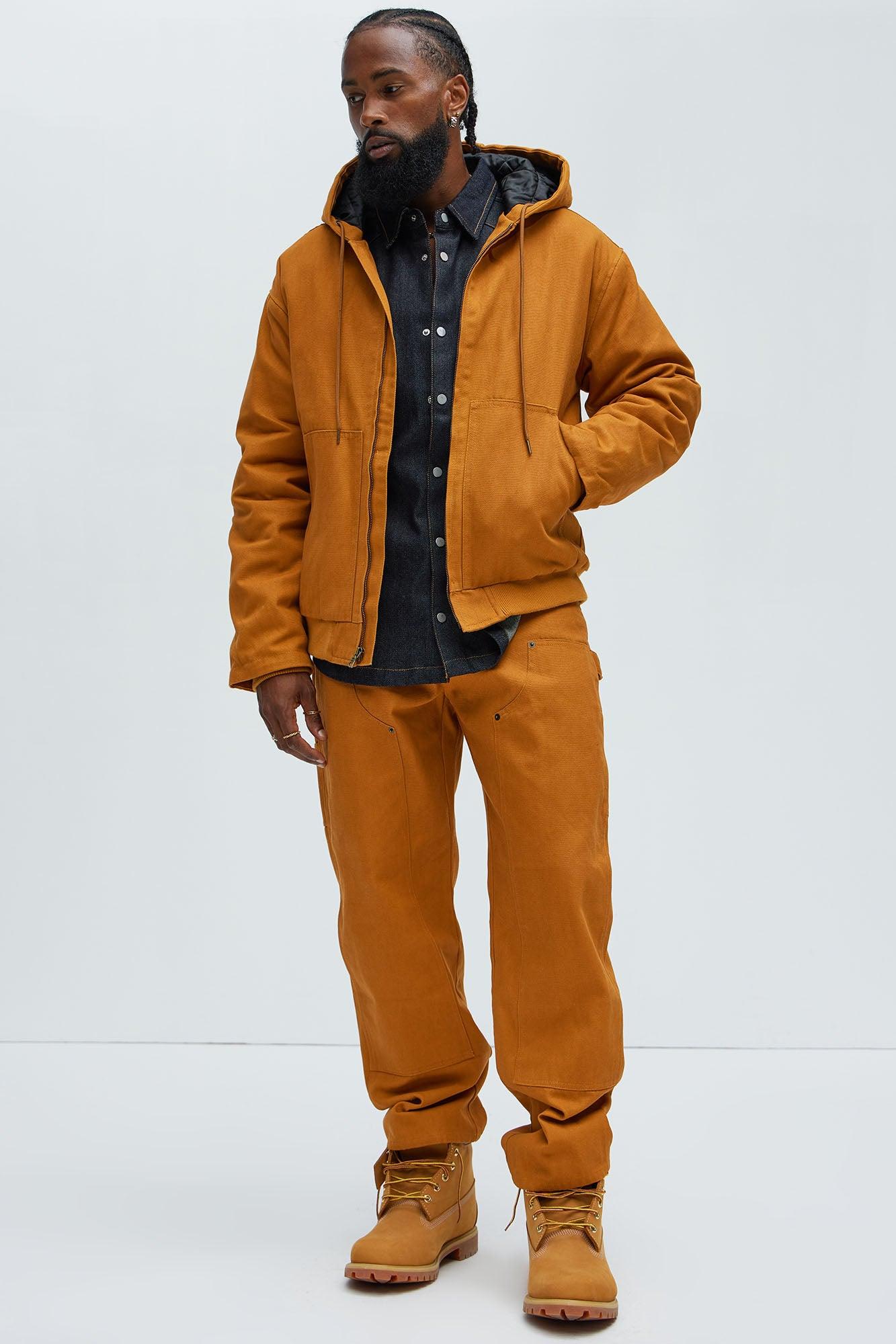 Alexander Utility Canvas Hooded Jacket - Tan Product Image