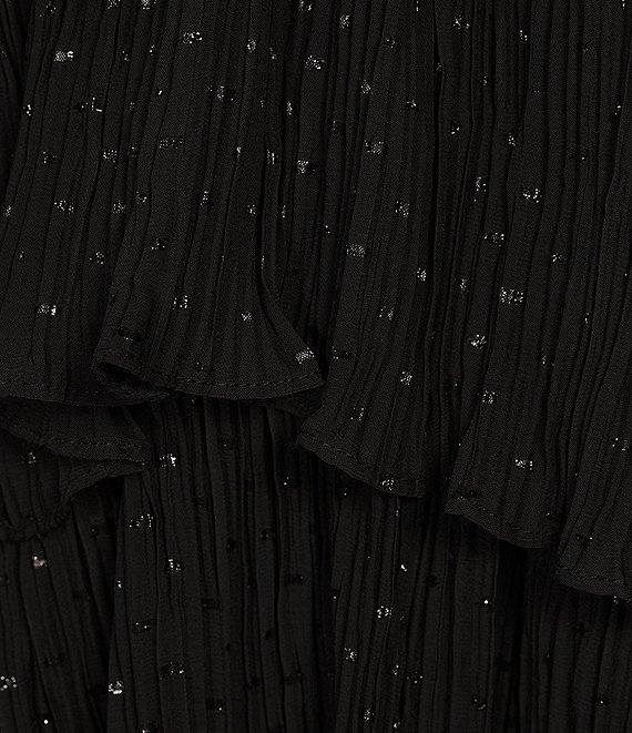 ASTR The Label Anora V Neck Long Sleeve Tiered Maxi Dress Product Image