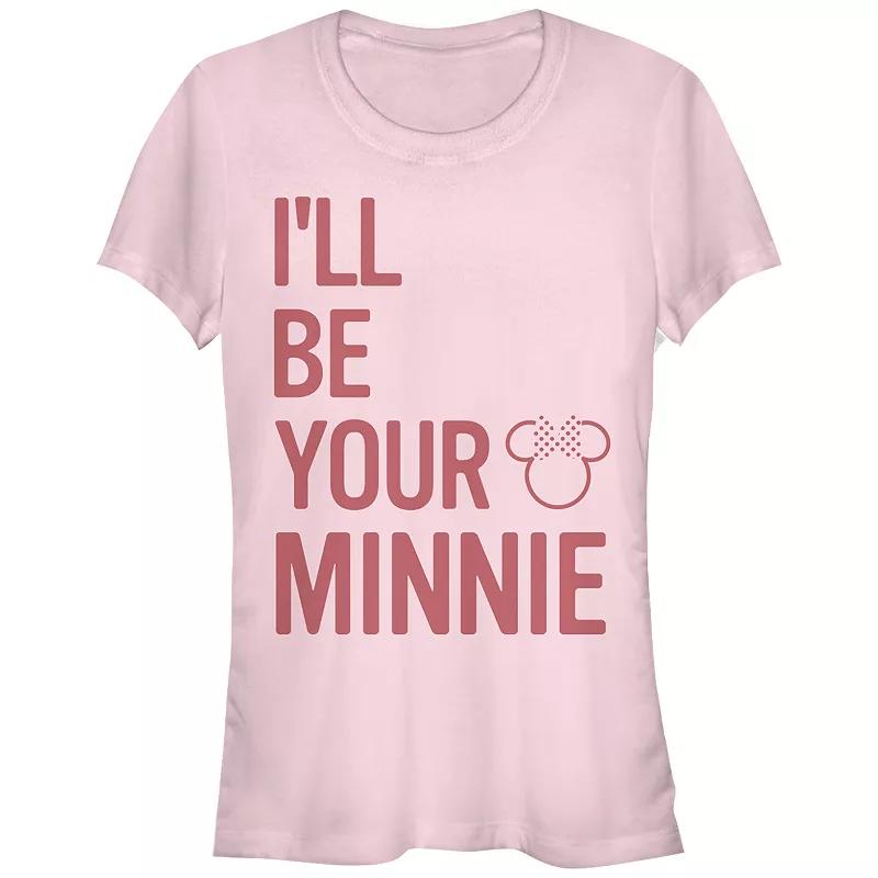 Disney's Minnie Mouse I'll Be Your Minnie Juniors' Graphic Tee, Women's,  Product Image