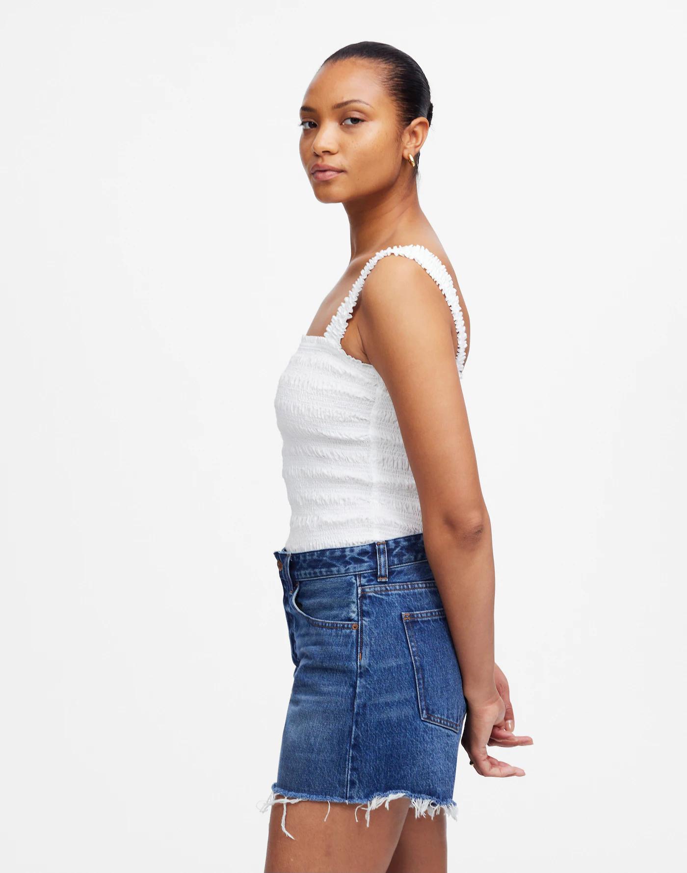 The Curvy Brynn Long Short in Polacheck Wash Product Image