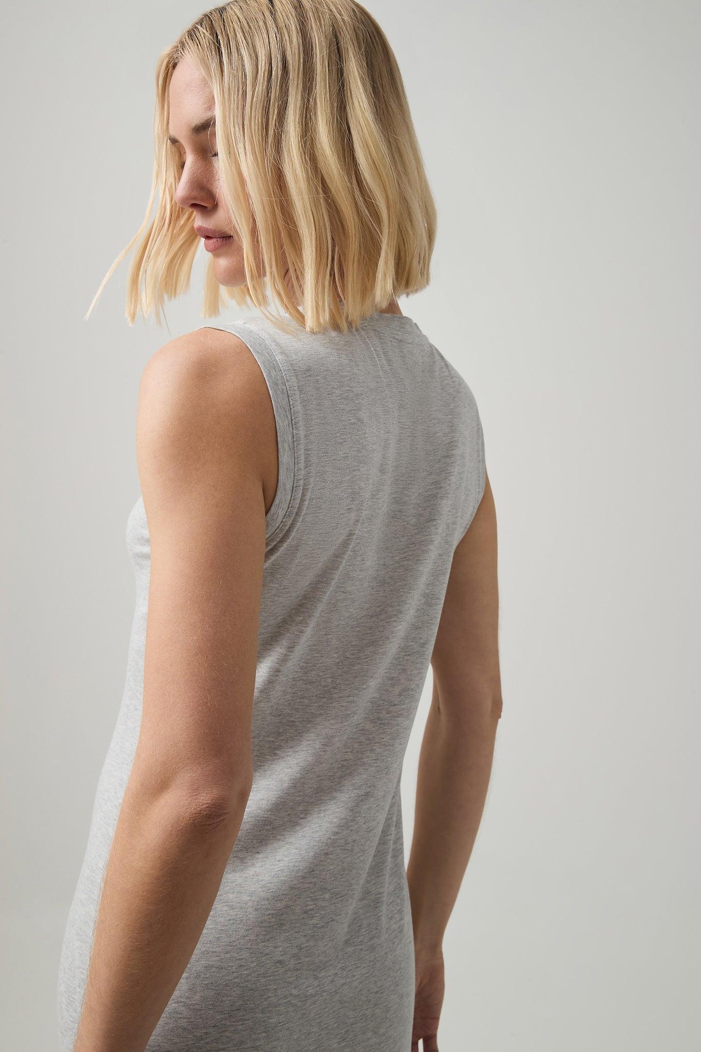 Split Hem Jersey Dress 816 Product Image