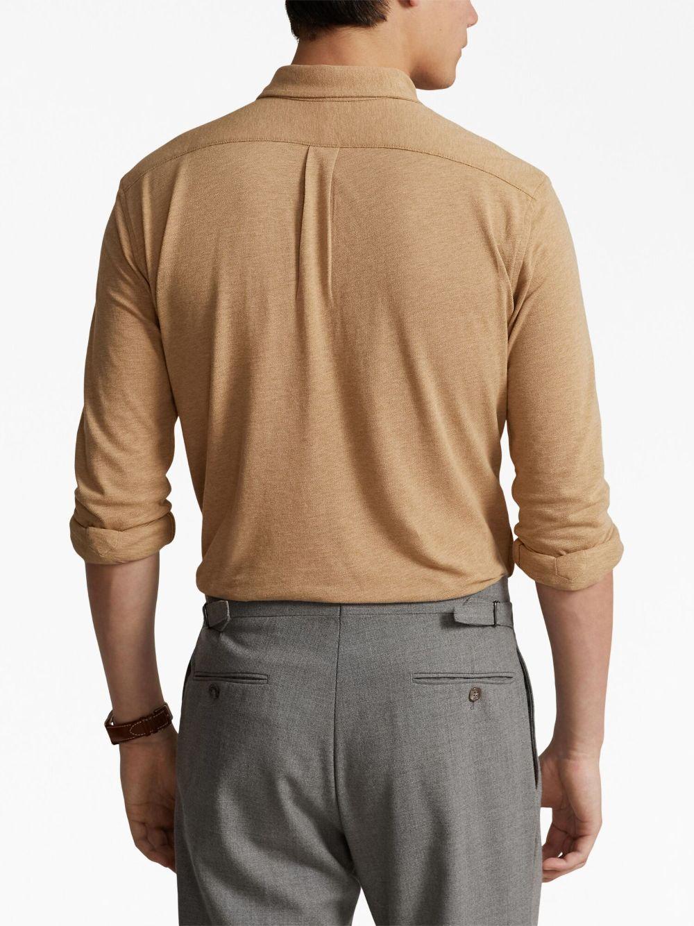 Polo Pony-embroidered cotton shirt Product Image