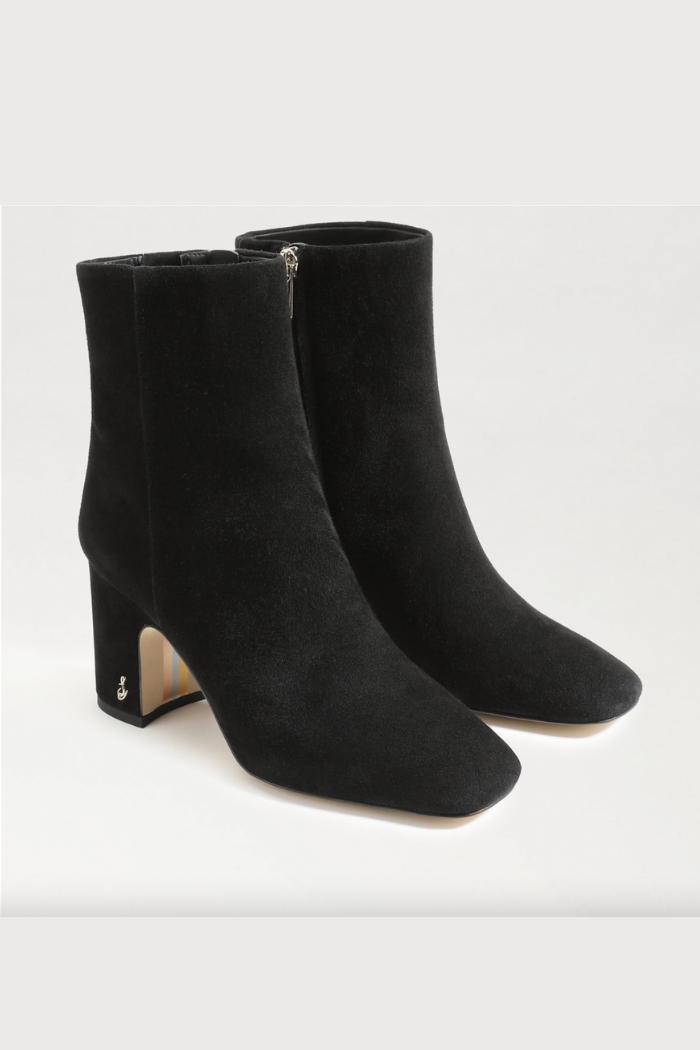 Fawn Ankle Bootie - Suede Black Product Image