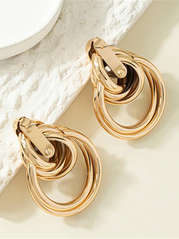 Geometric Drop Earrings Product Image