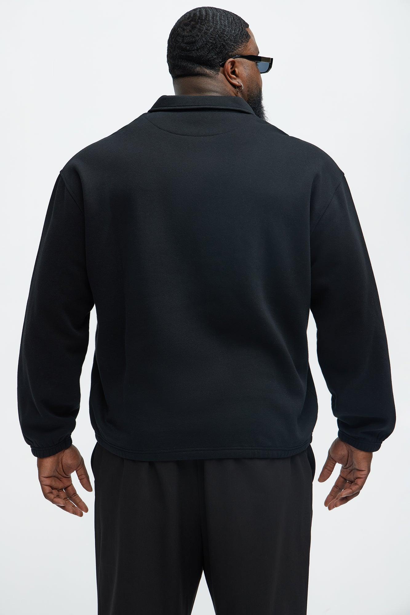Tyson Be Alright Long Sleeve Polo - Black Product Image