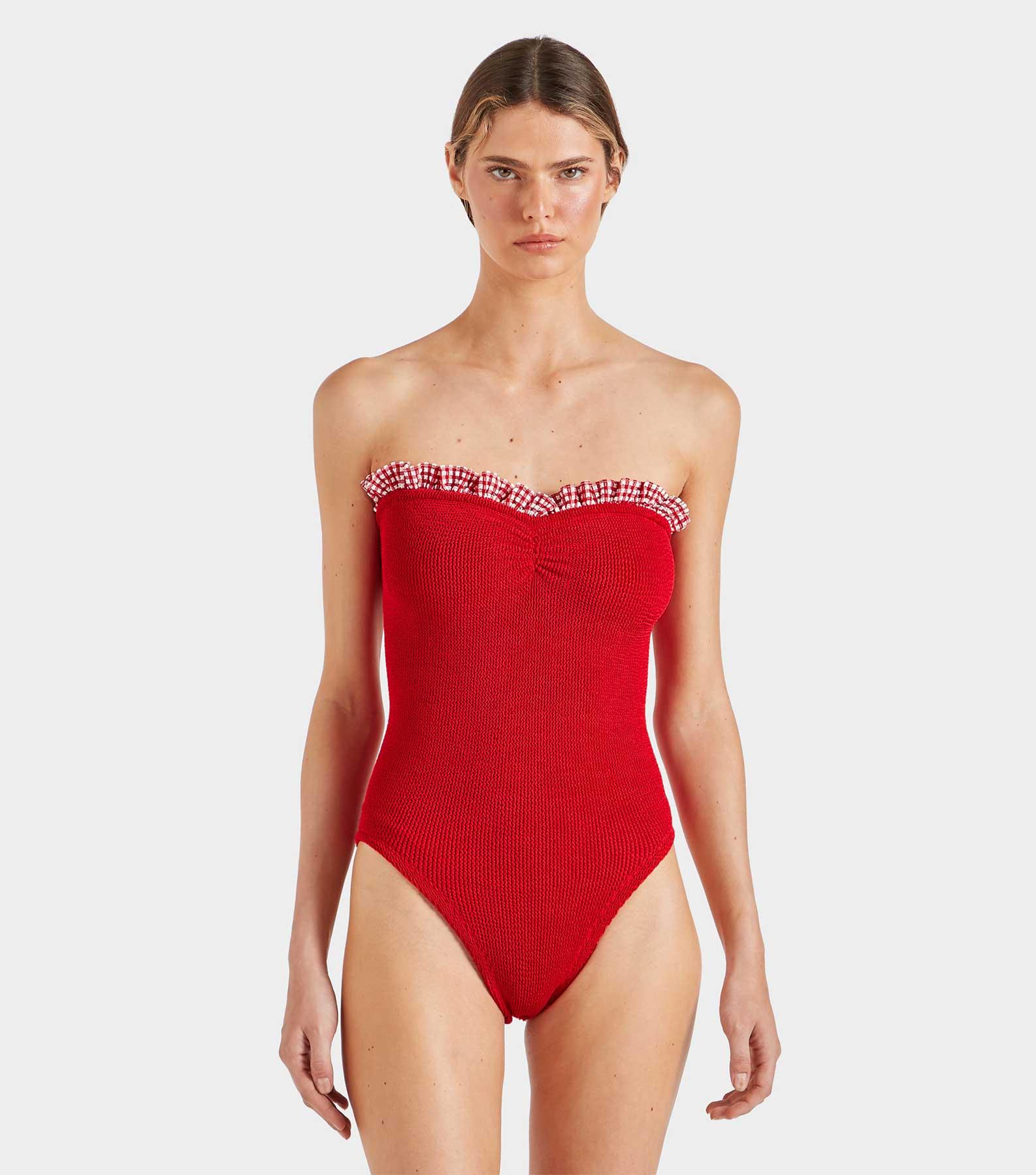 Dolly Swim - Red Gingham Product Image