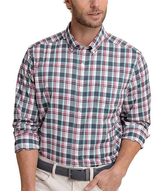 Southern Tide Brrr° Performance Stretch Summerton Plaid Long Sleeve Woven Shirt Product Image