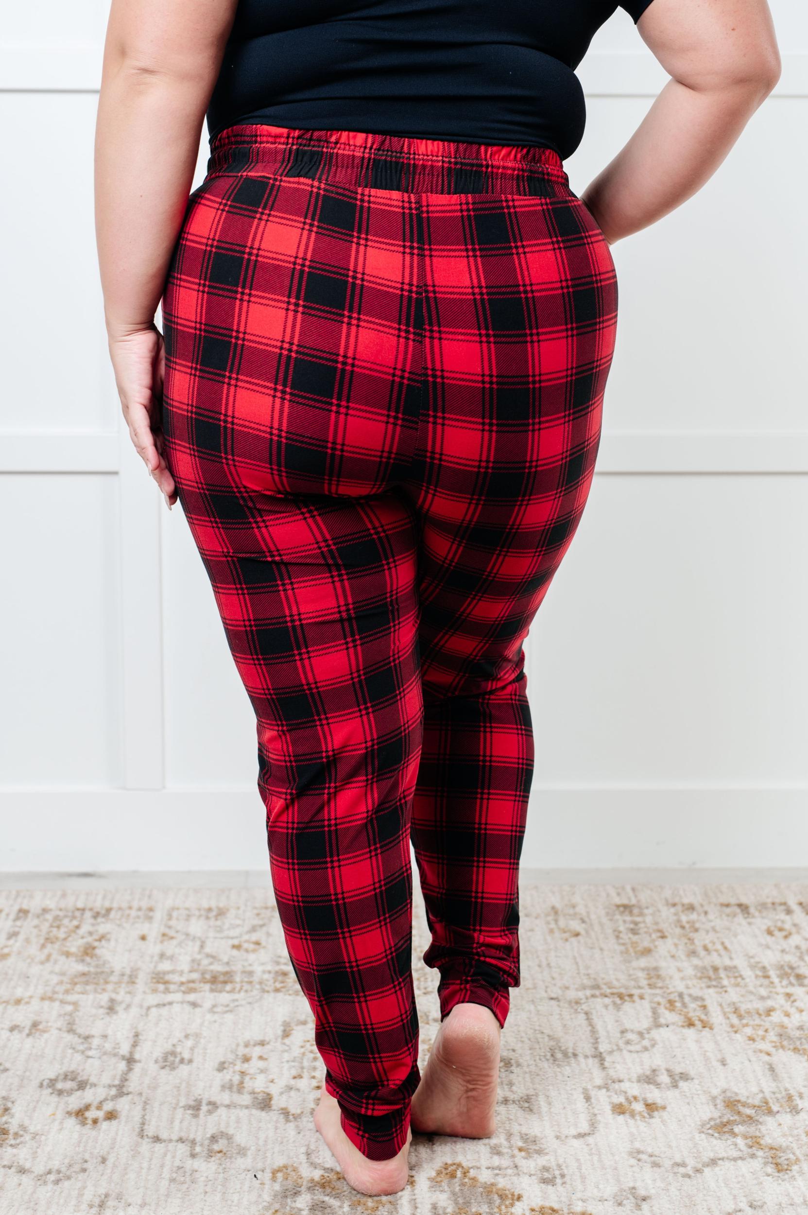 Your New Favorite Joggers in Red Plaid (Online Exclusive) Product Image