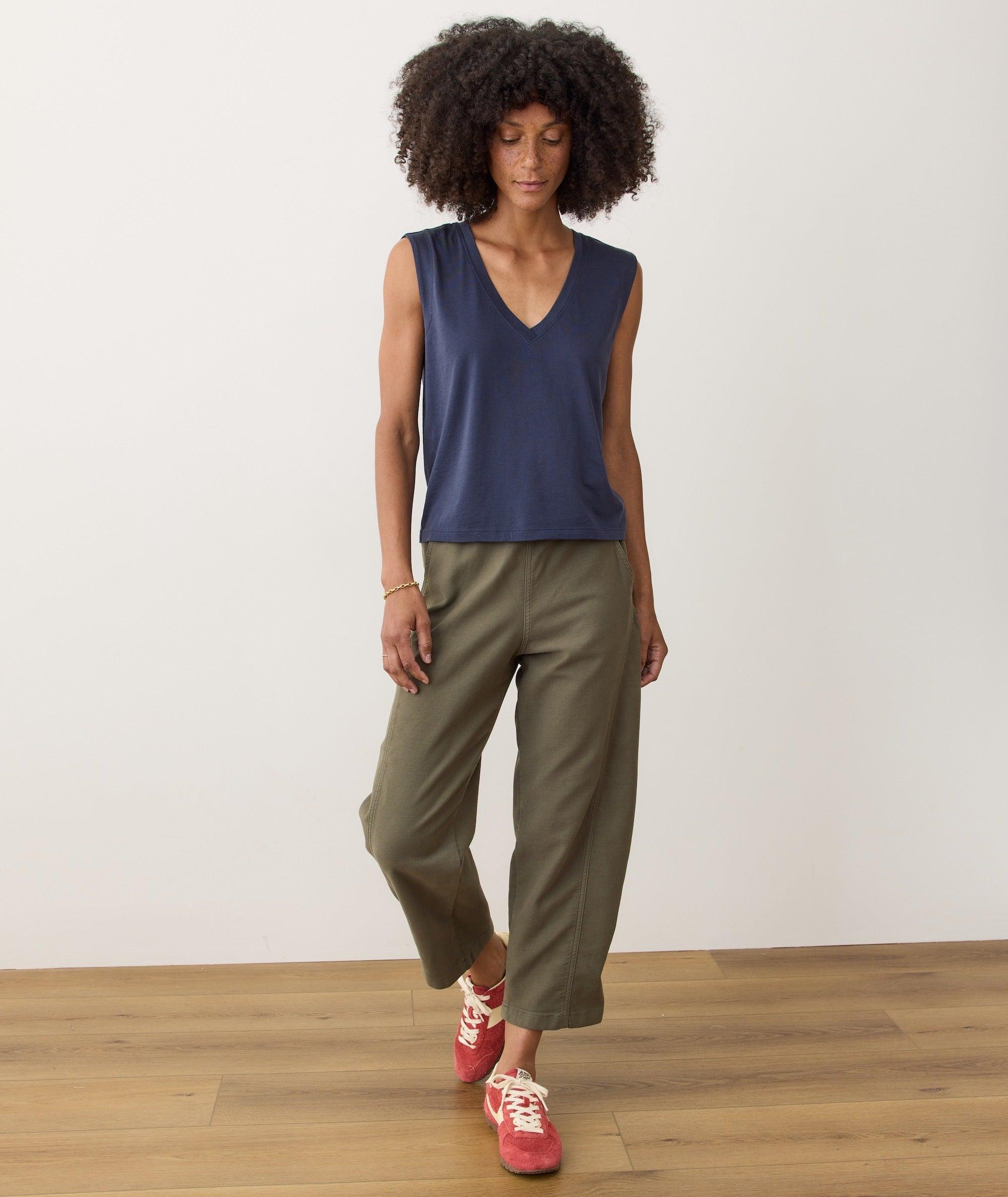 Pima Tissue V-Neck Tank Product Image