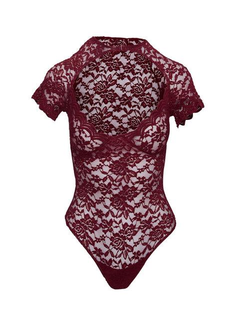 Giallo Bodysuit Burgundy Product Image