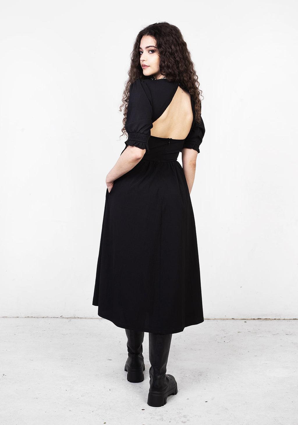 DIVINATION TEXTURED MIDI DRESS Product Image