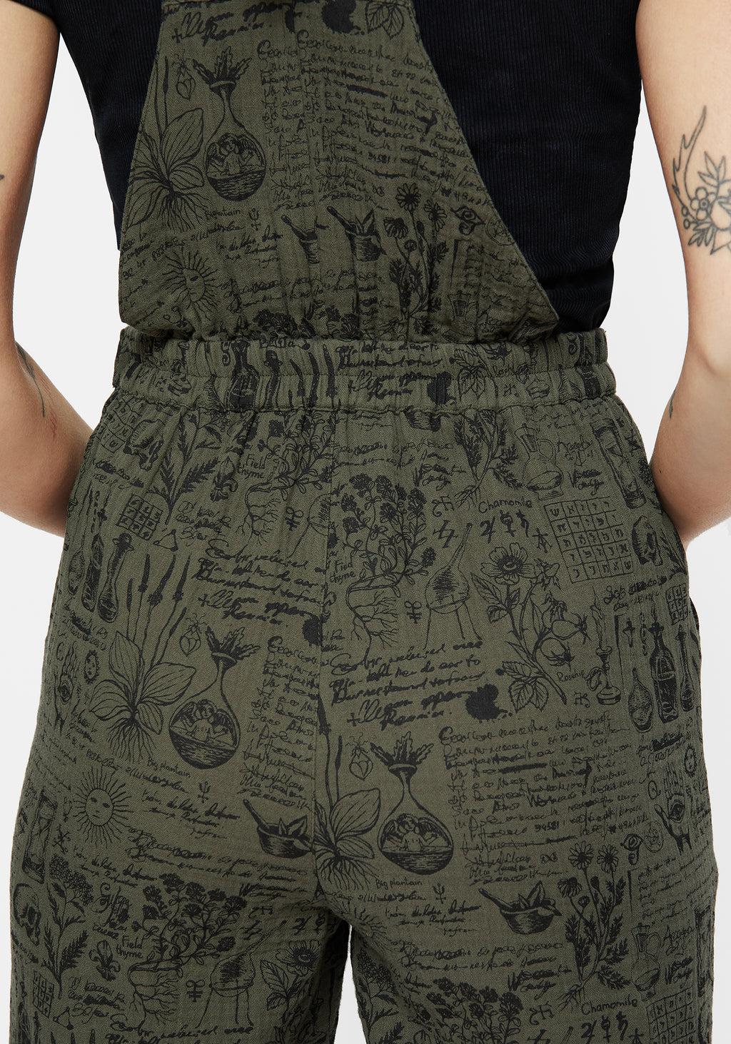 Taddea Cotton Relaxed Tie Detail Jumpsuit Product Image