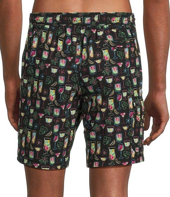 Tommy Bahama Big & Tall Baja Colada Sunset Printed 9#double; Inseam and 10#double; Inseam Boardshorts Product Image