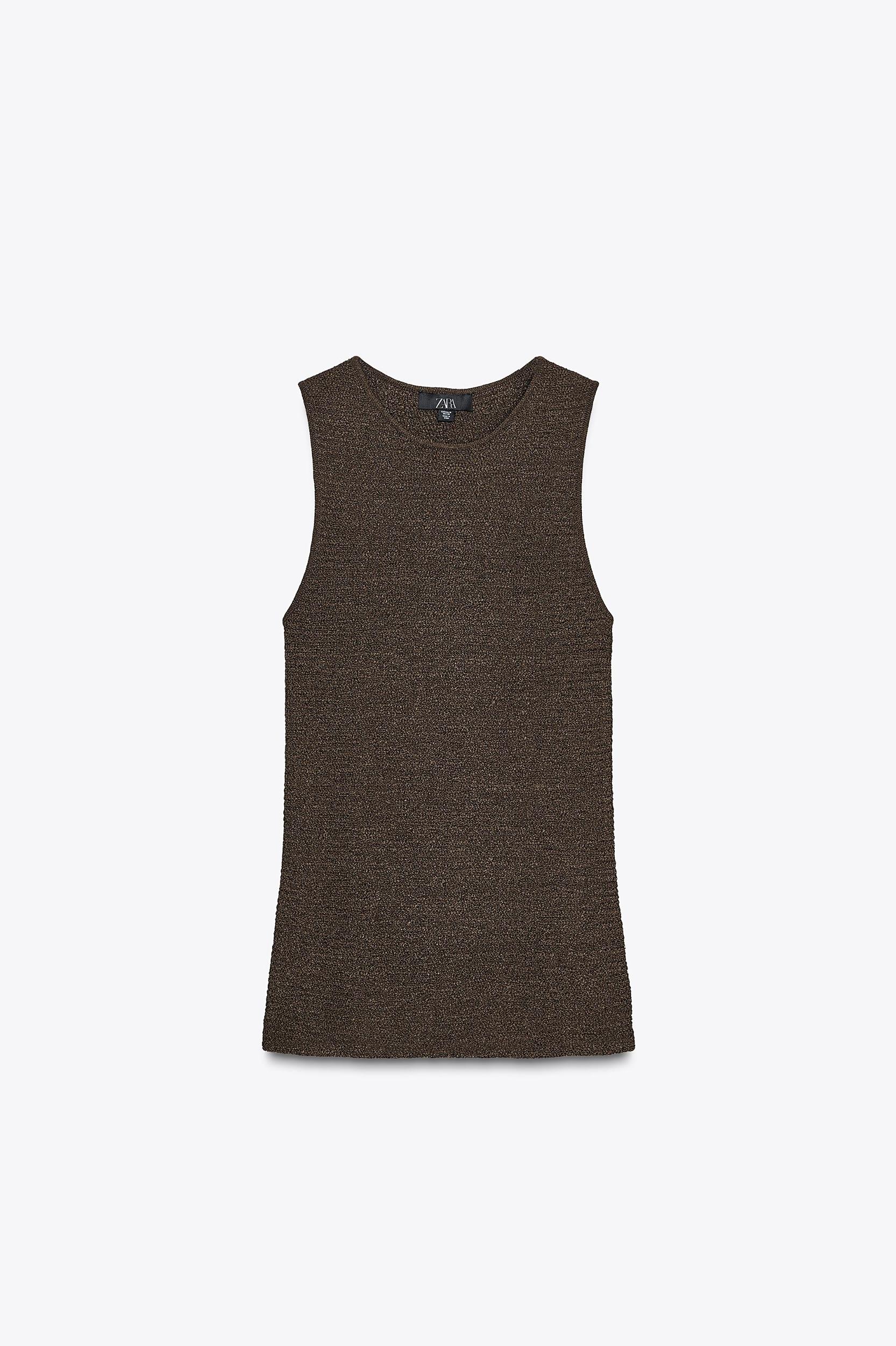 TEXTURED KNIT LONG TOP Product Image