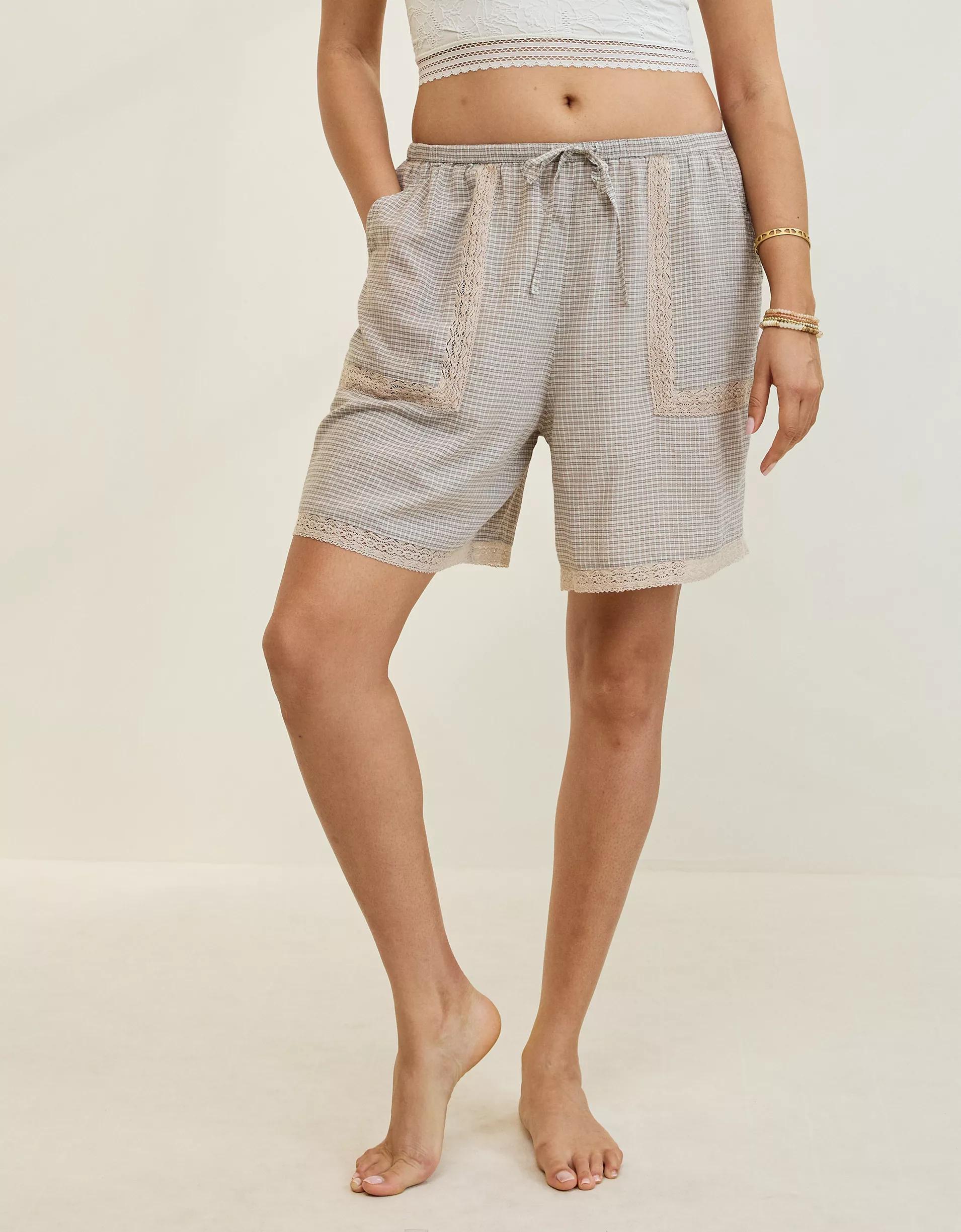 Aerie Off-Duty Gauze Boxer Women's Product Image