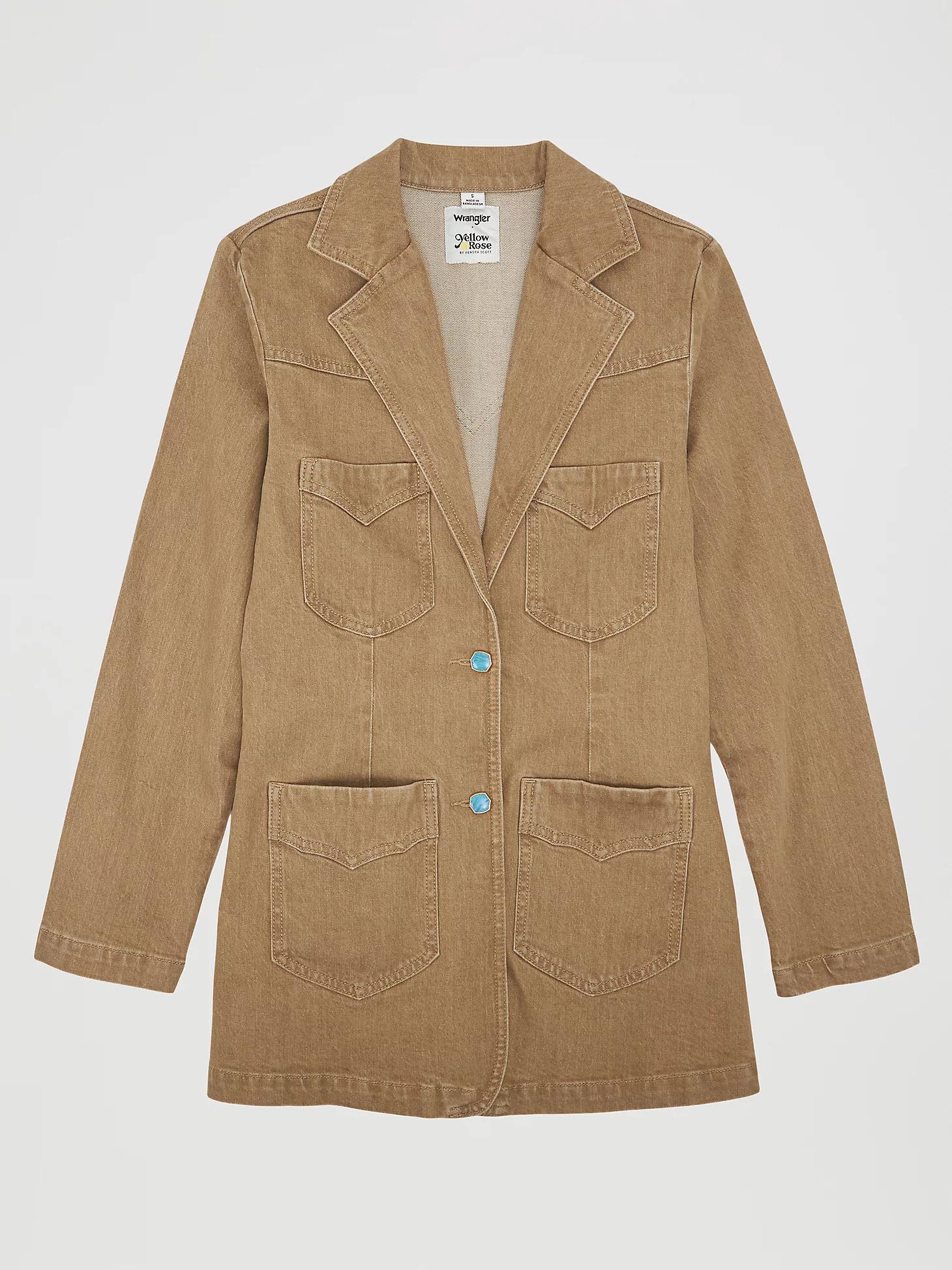 Wrangler® x Yellow Rose by Kendra Scott Fitted Blazer | Women's JACKETS & OUTERWEAR | Wrangler® Product Image