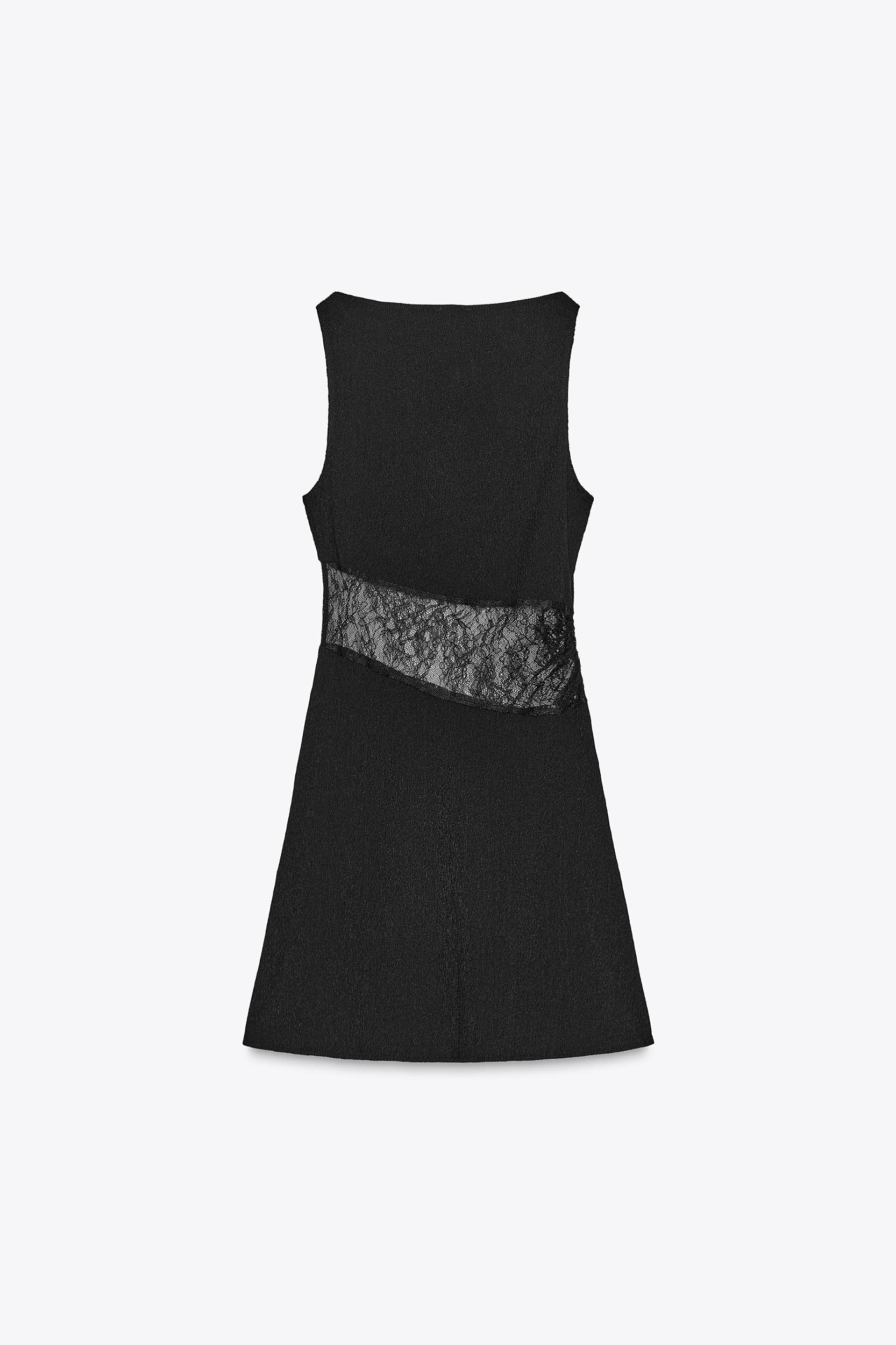 SHORT COMBINATION LACE DRESS Product Image