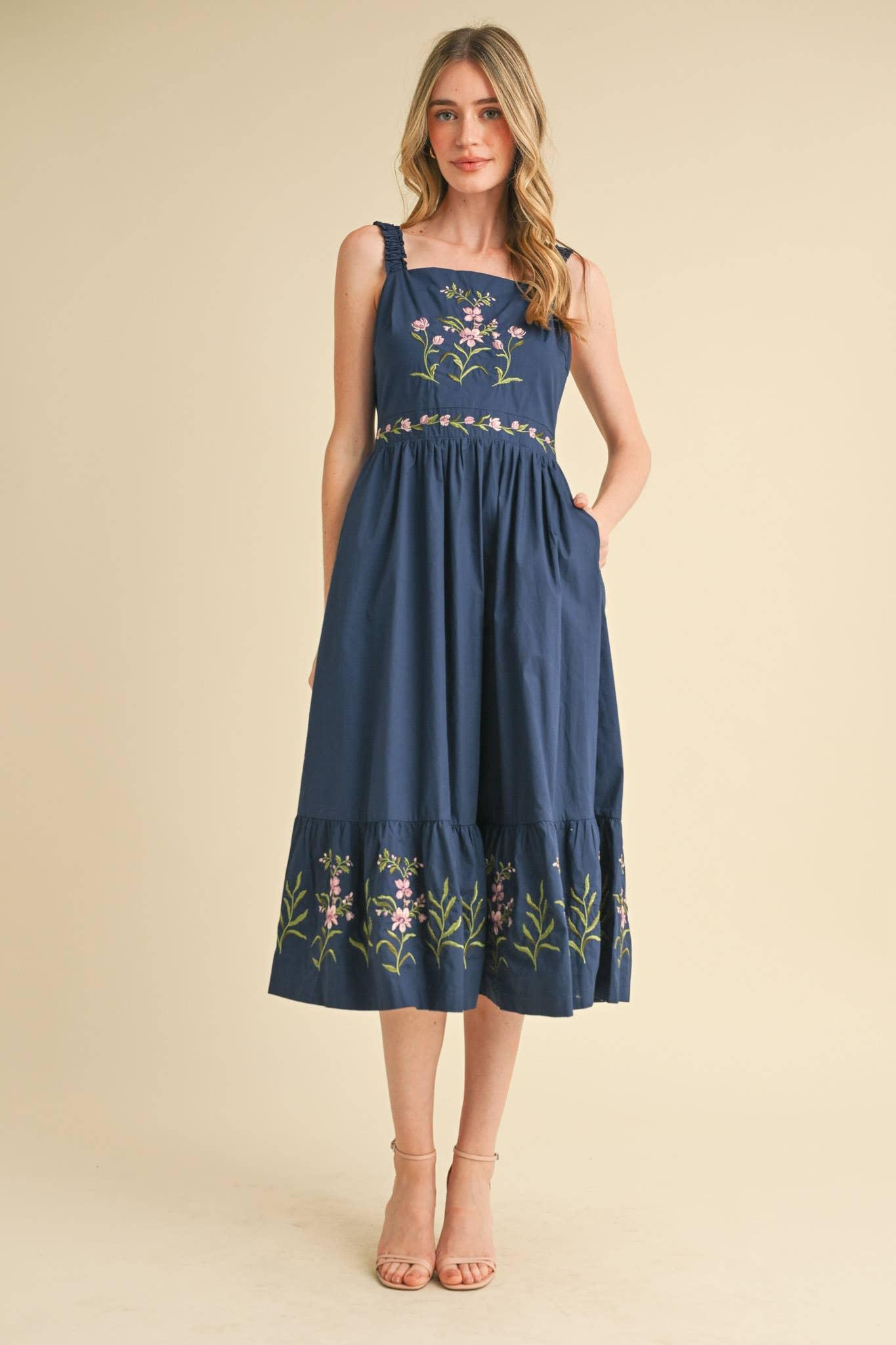 Cassia Embroidered Midi Product Image