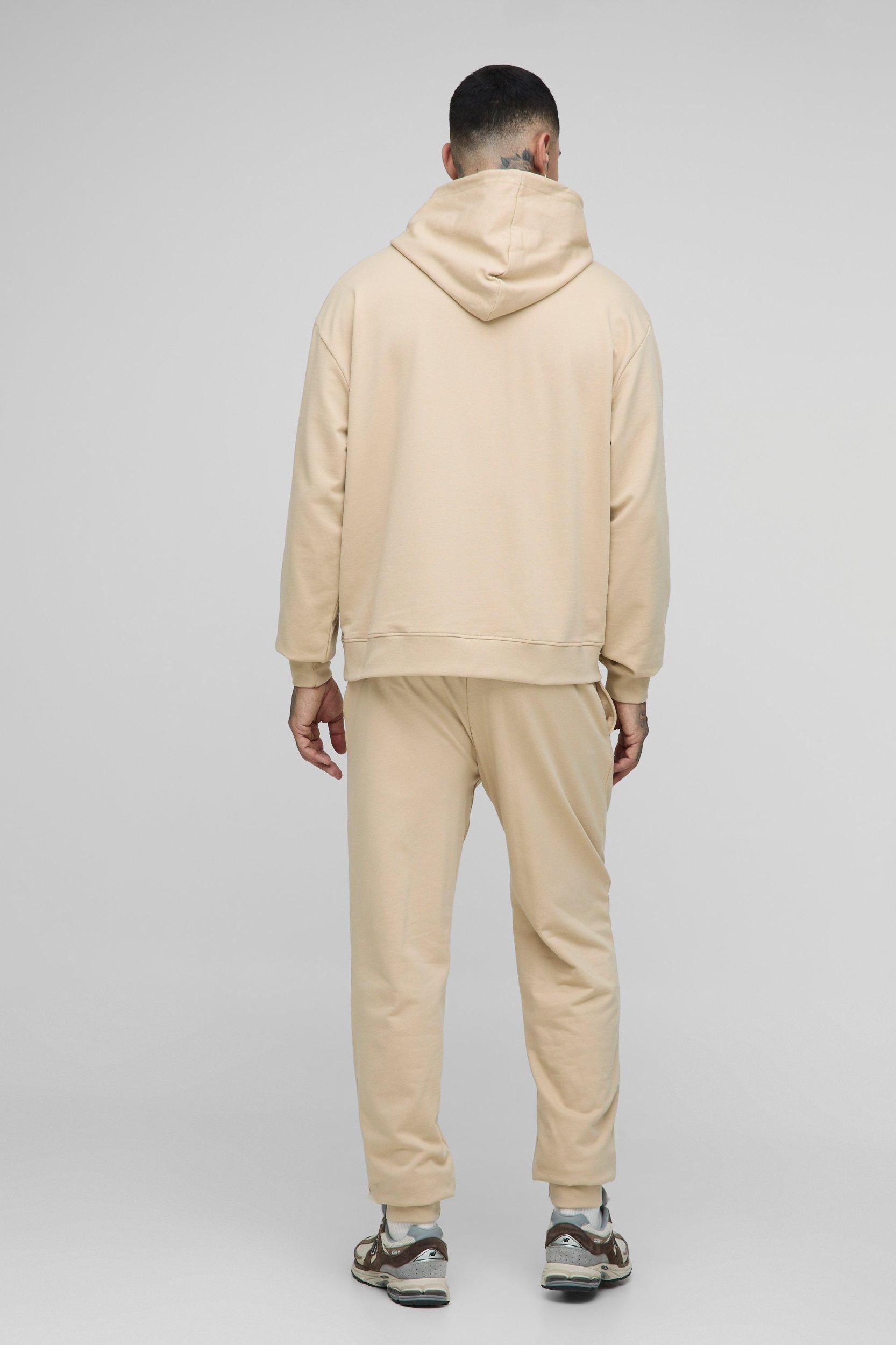 Tall 260GSM Loopback Regular Fit Basic Joggers | boohooMAN USA Product Image