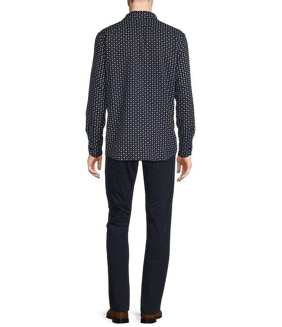 Cremieux Blue Label Reversible Print Twill Plaid Long Sleeve Woven Shirt Product Image