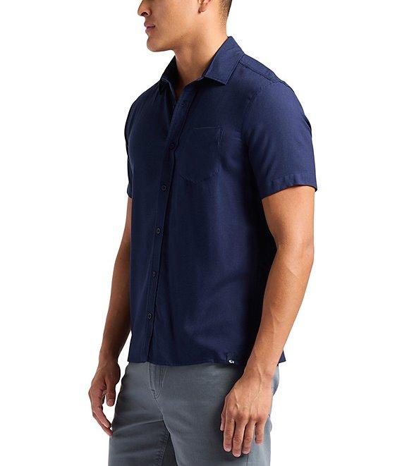 Buffalo David Bitton Sirilo Solid Short Sleeve Woven Shirt Product Image