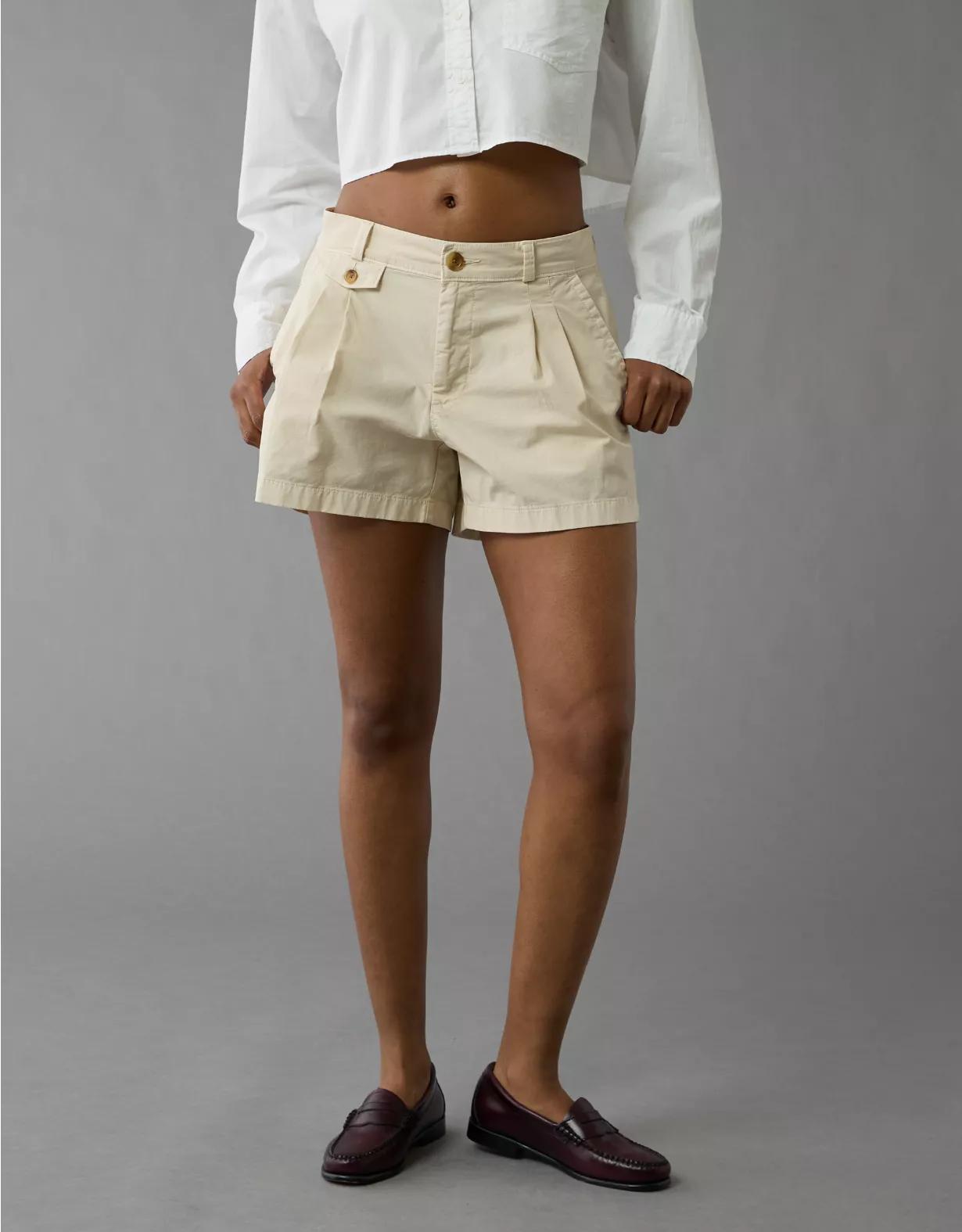 AE Snappy Stretch High-Waisted Trouser Short Product Image