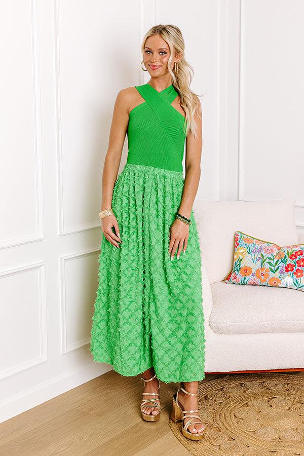 Luxe Lifestyle Midi in Kelly Green Product Image