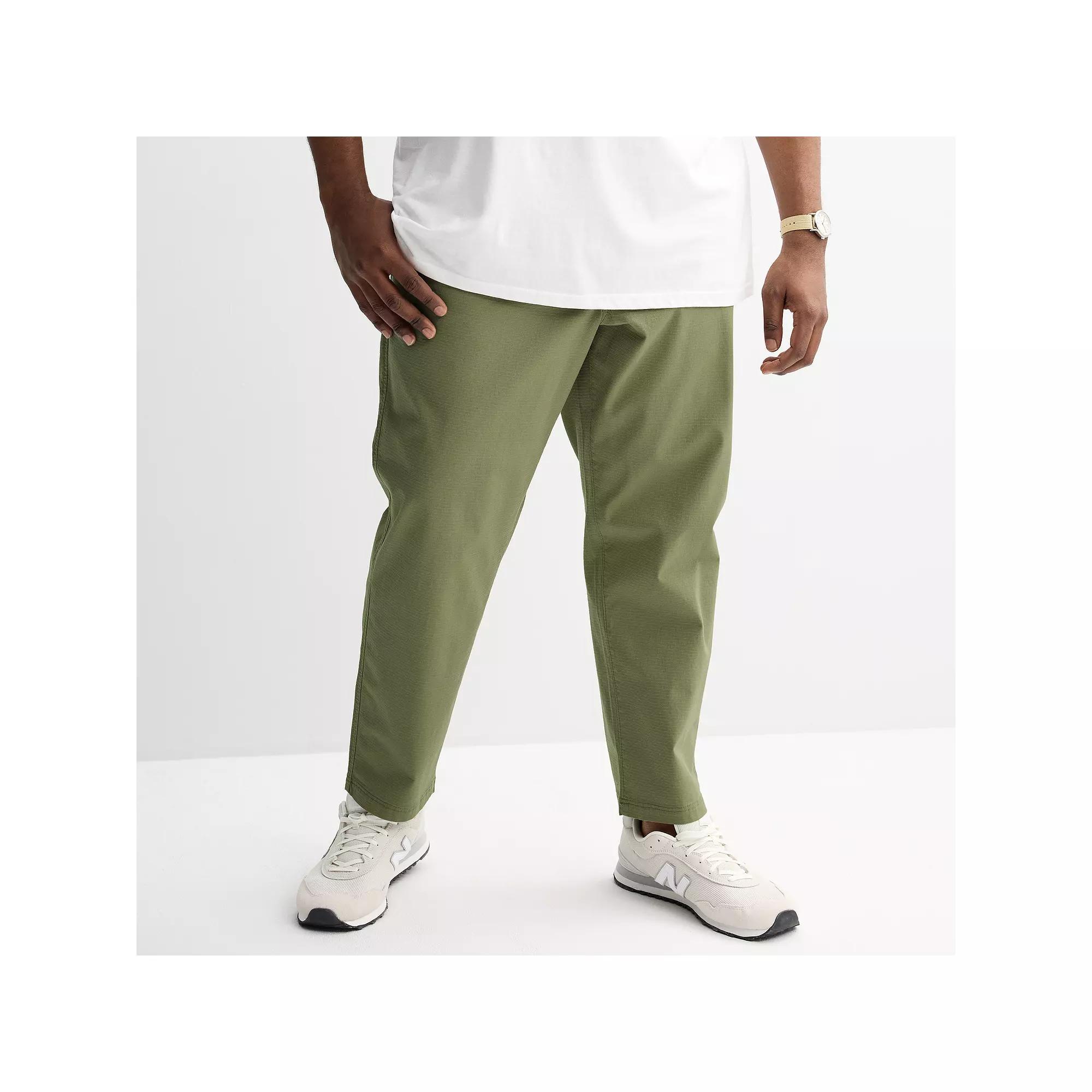 Big & Tall Sonoma Goods For Life® Side Zip Ripstop Pants, Men's,  Product Image