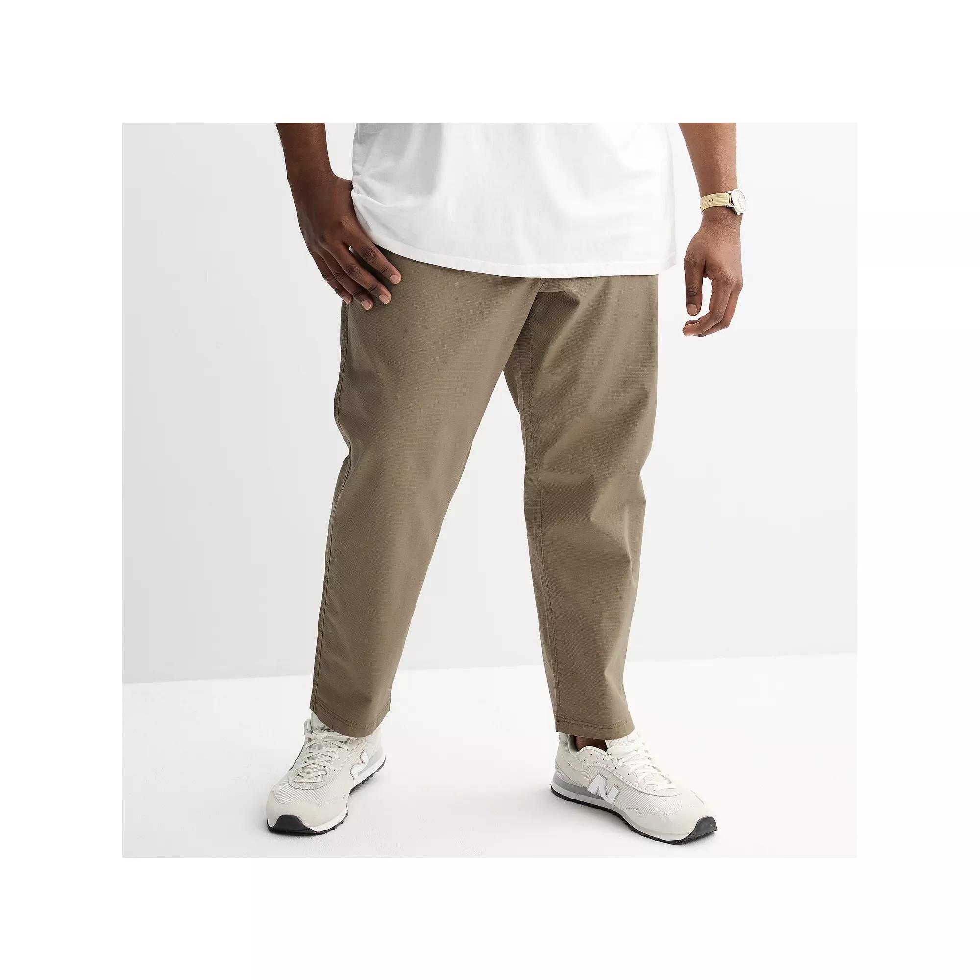 Big & Tall Sonoma Goods For Life® Side Zip Ripstop Pants, Men's,  Product Image