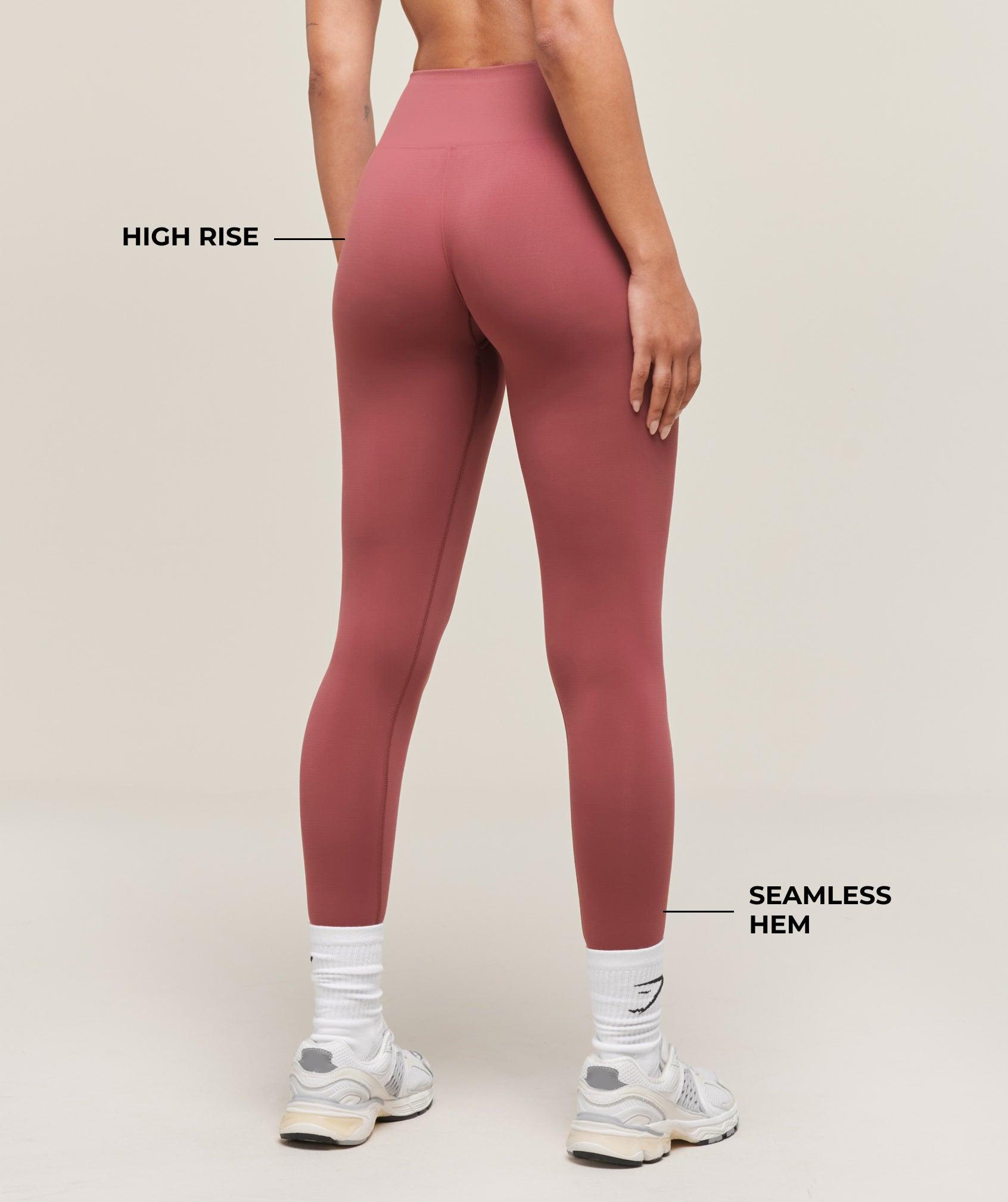 Gymshark Soft Sculpt Leggings - Washed Berry Pink Female Product Image