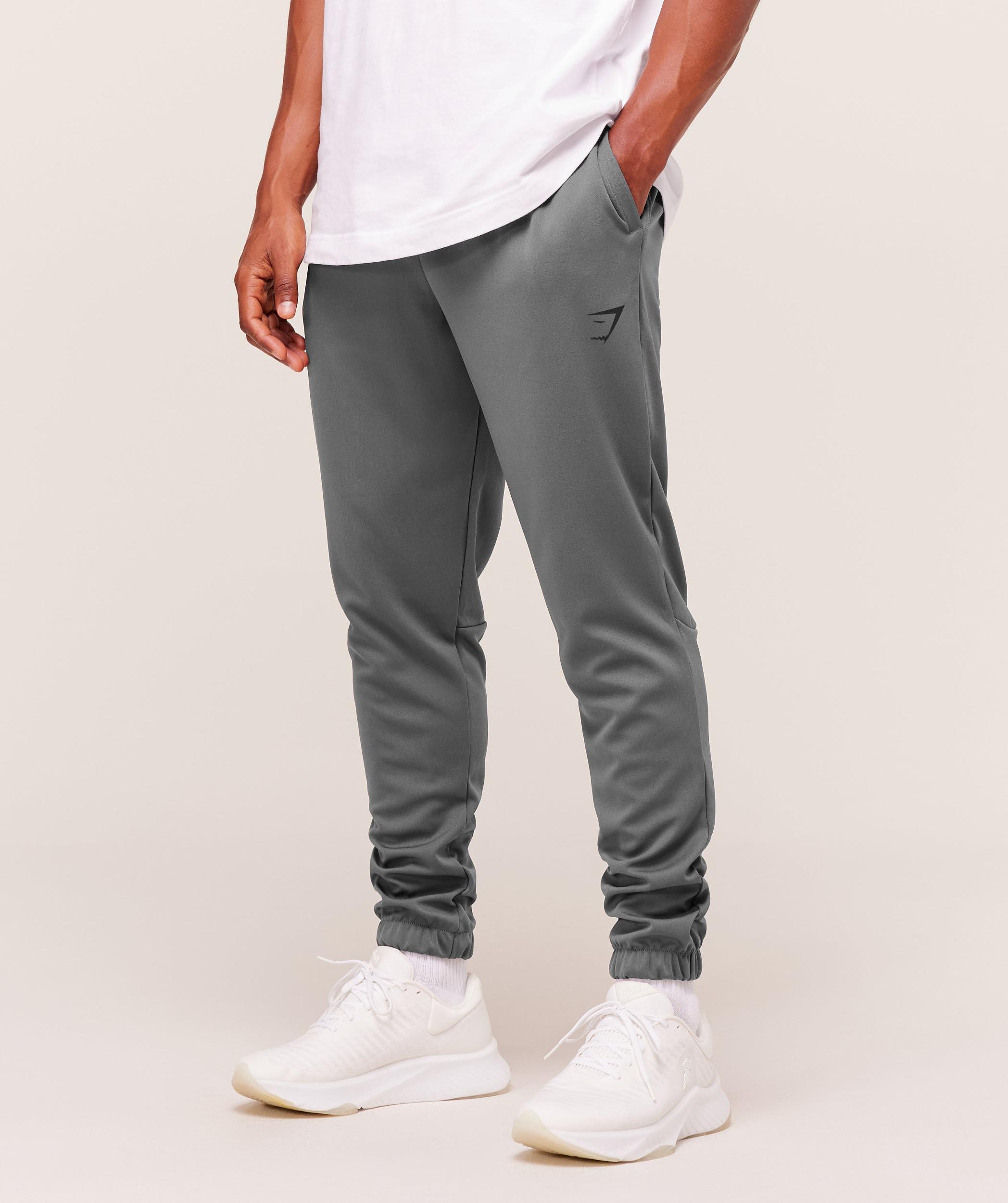 Gymshark Arrival Knit Block Joggers - Dark Grey Male Product Image