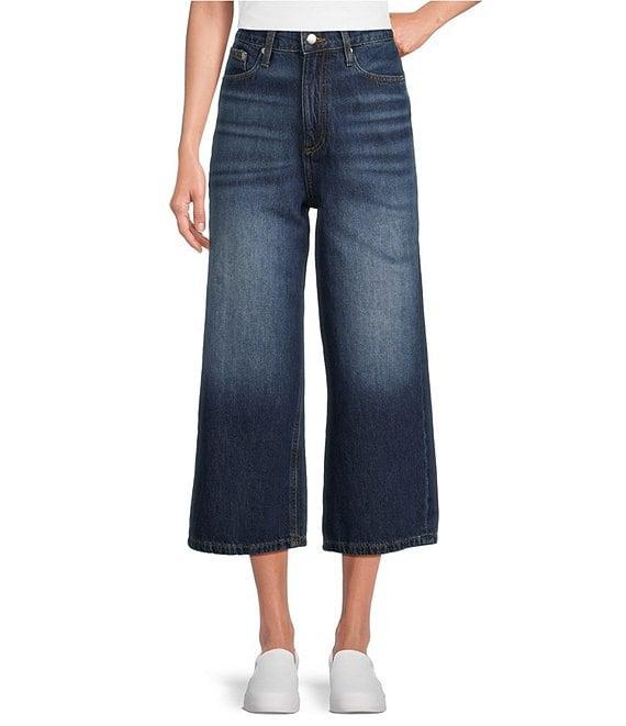 Westbound Quinn Crop Wide Leg Jeans Product Image