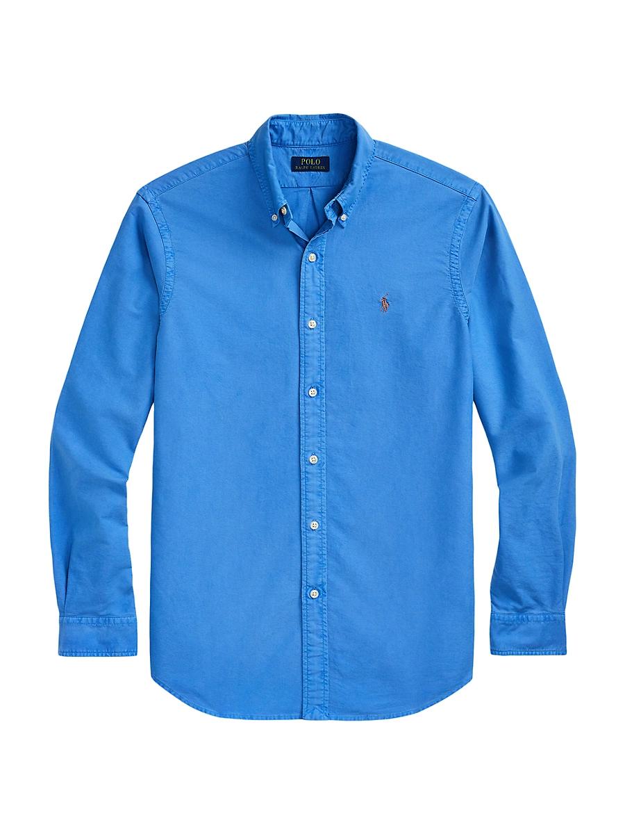 Mens Classic-Fit Garment-Dyed Oxford Shirt Product Image