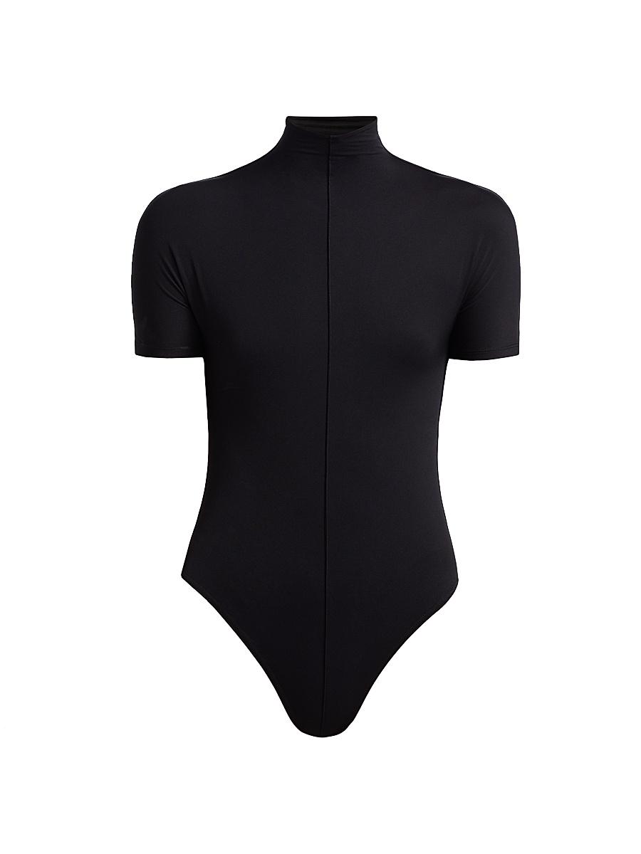 Womens RHW Jersey Short-Sleeve Bodysuit Product Image