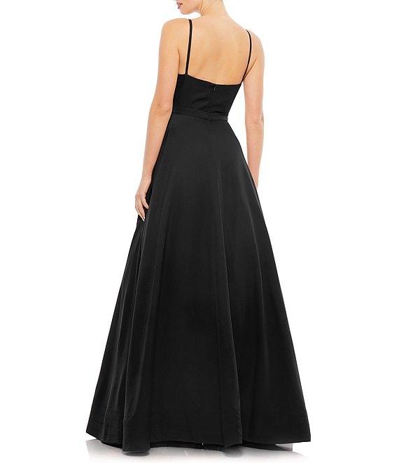 Ieena for Mac Duggal V-Neck Sleeveless A-Line Fully Lined Ball Gown Product Image
