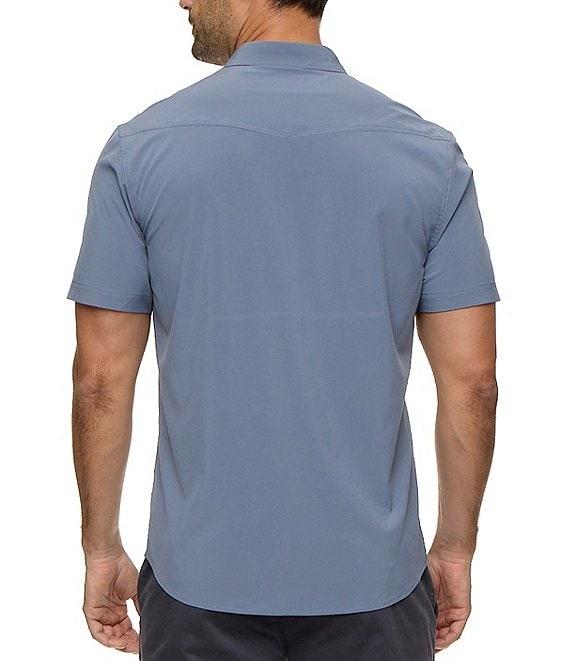 Flag and Anthem Longmont UPF Performance Solid Short Sleeve Woven Western Shirt Product Image