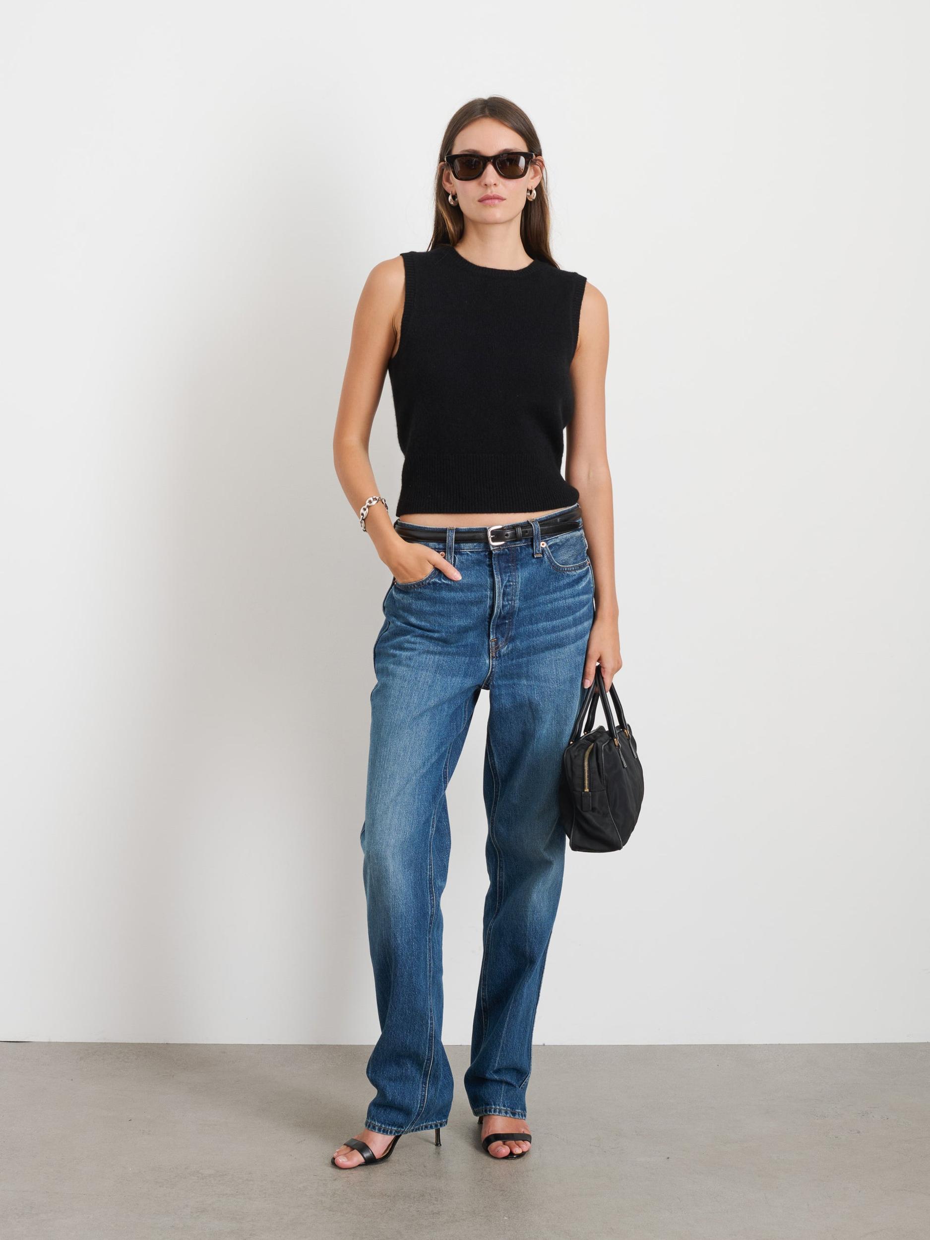 Lucie Vest in Cashmere Product Image