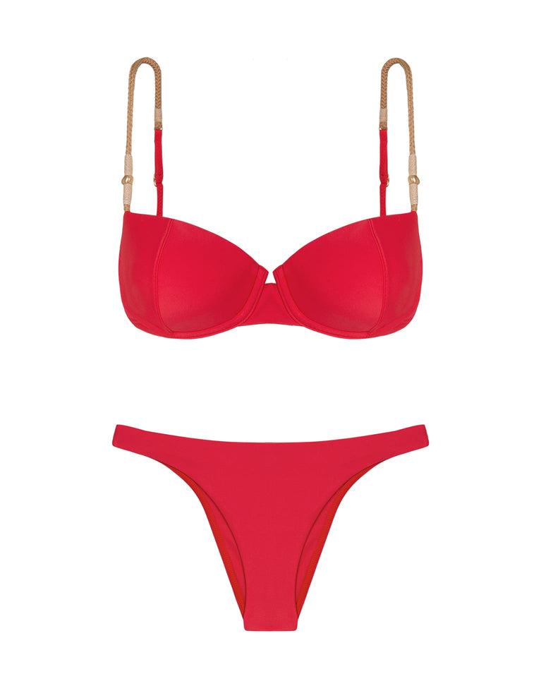 Layla Nissi Top - Red Poppy Product Image