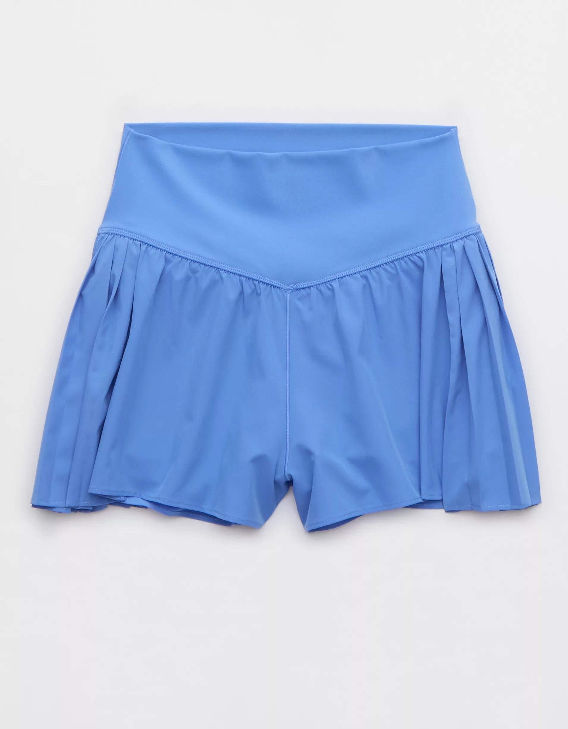 OFFLINE By Aerie Real Me Pleated Flowy Short Product Image