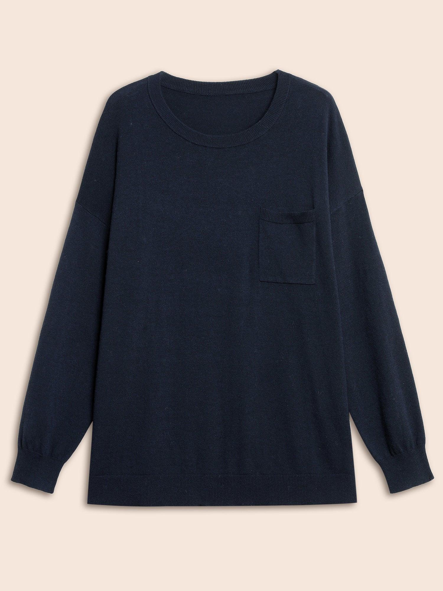 Supersoft Chest Pocket Wool Top Female Product Image