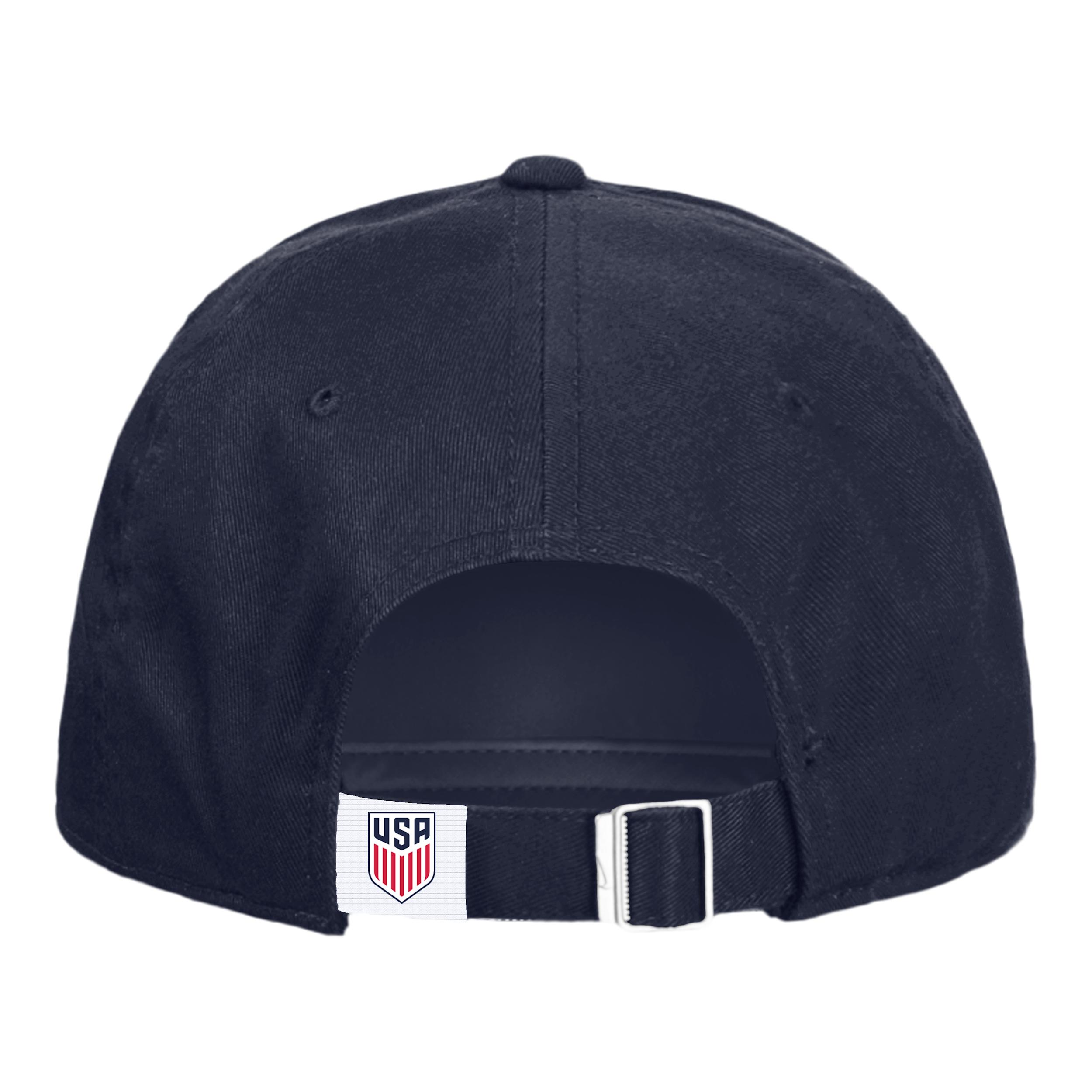 USMNT Club Nike Unisex Soccer Adjustable Cap | C16675USMS-NVY Product Image