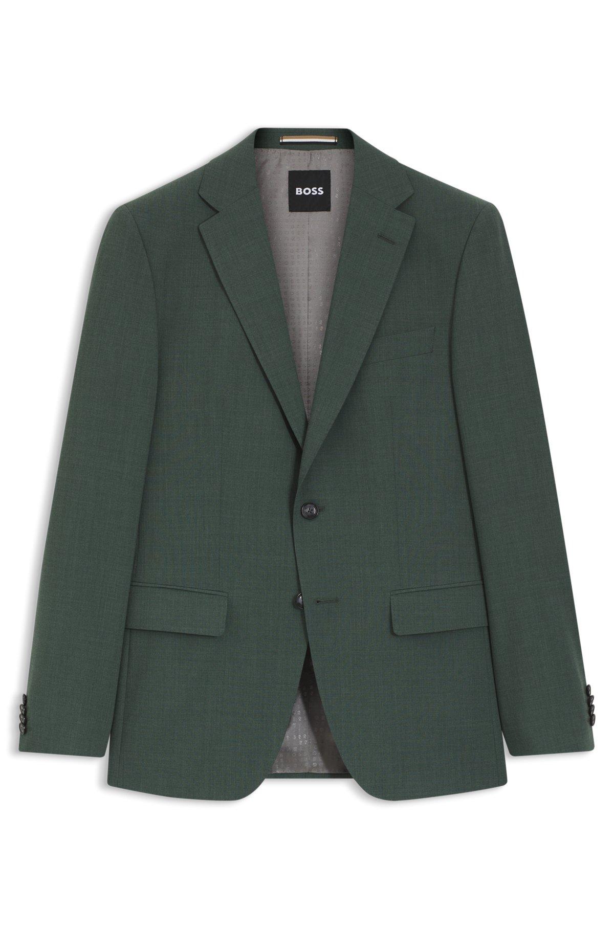 Washable slim-fit jacket in stretch cloth Product Image