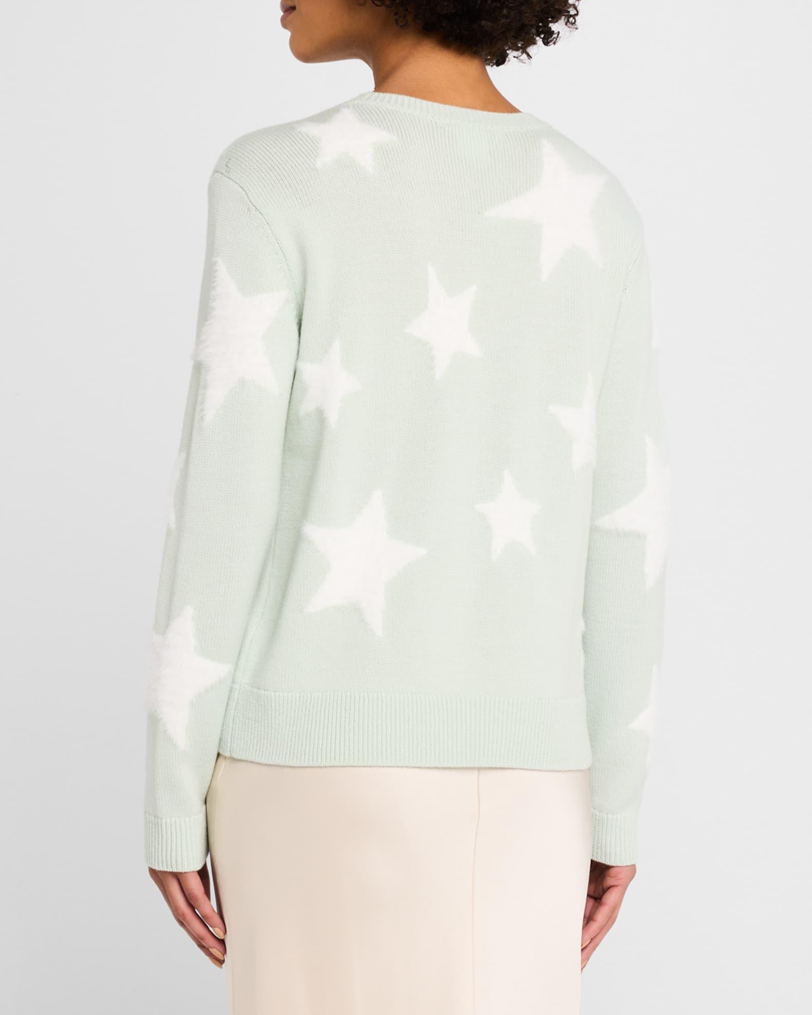 Andora Fuzzy Star Pullover Product Image