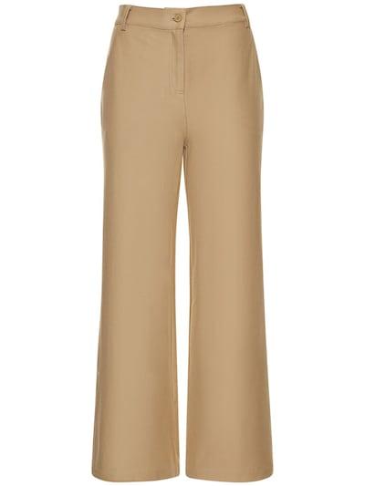 Max Mara Vasaio Wide Leg Pants in Camel Product Image
