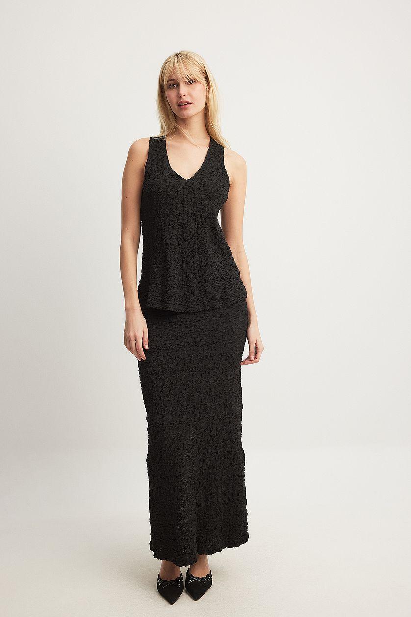 Structured Maxi Skirt Product Image