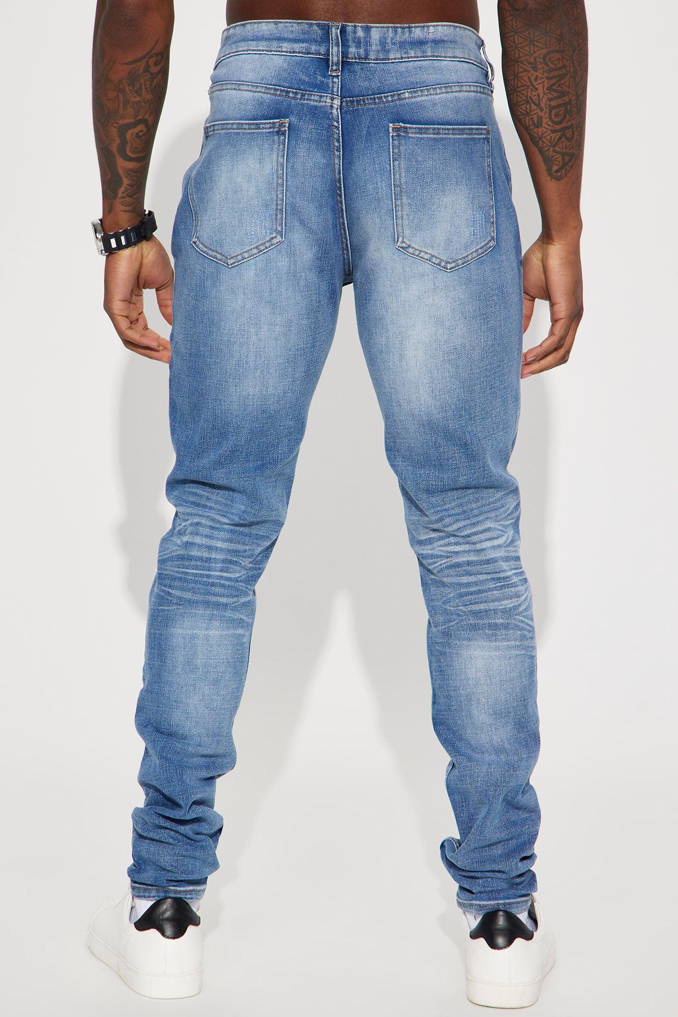 Pristine Stacked Skinny Jeans - Medium Wash Product Image